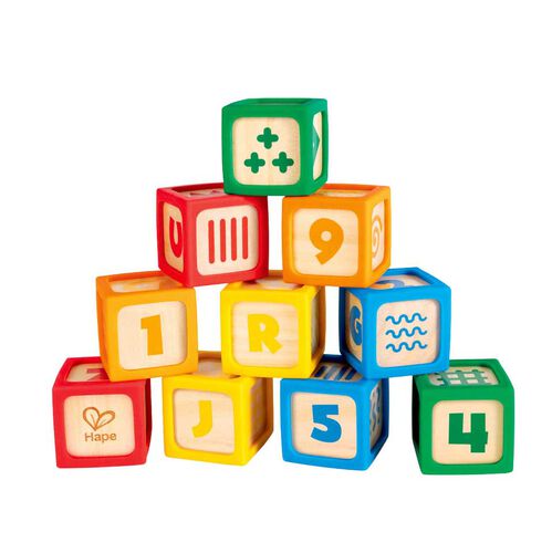 Hape Smart Start ABC Blocks (10pcs)