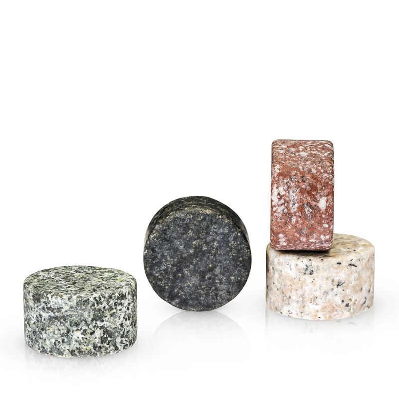 Glacier Rocks&reg; Multi-Color Granite Stones By Viski&reg; image number 1