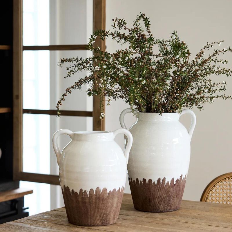 French Country Blanc Urn Small image number 1