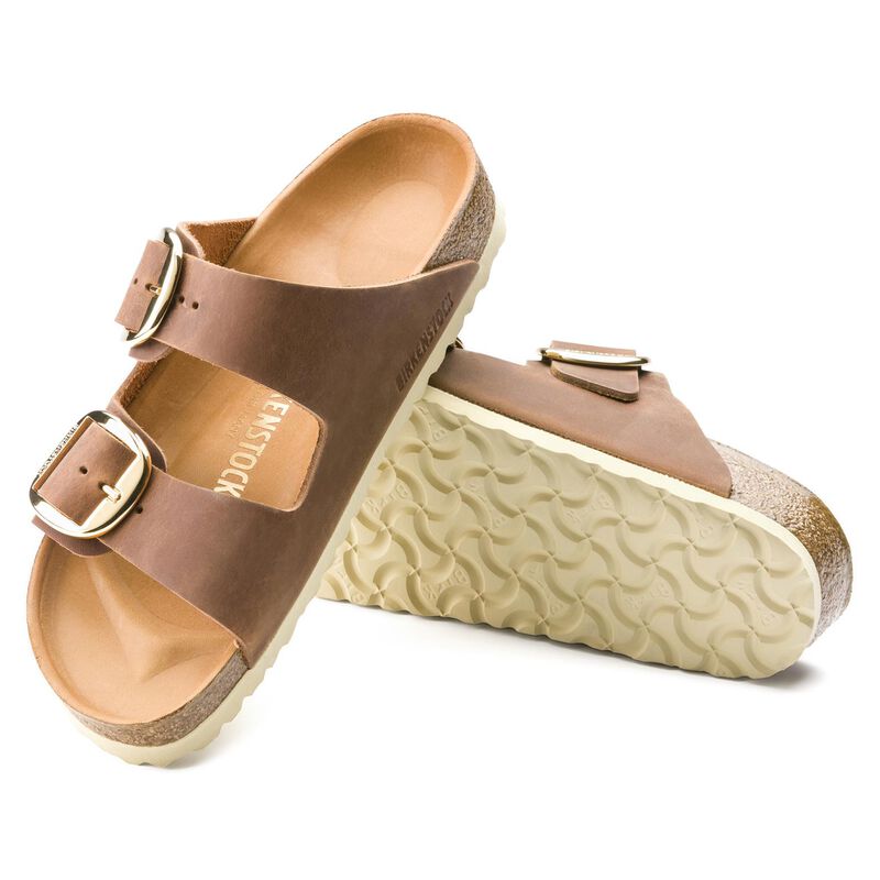 Birkenstock Arizona Big Buckle Cognac Regular Width image number 3