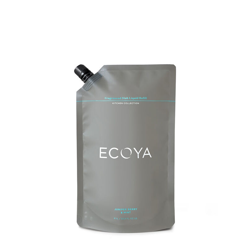 ECOYA Juniper Berry & Mint Fragranced Dish Liquid Refill 1L image number 0
