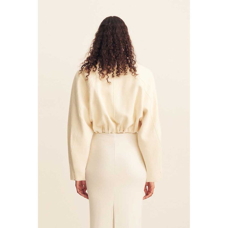Shona Joy Crosby Cropped Bomber Jacket image number 1