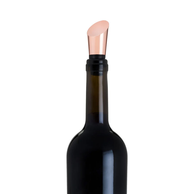 Copper Heavyweight Bottle Stopper By Viski® image number 1