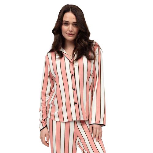 Cyberjammies Bonnie Stripe Printed Jersey L/S Pyjama Top