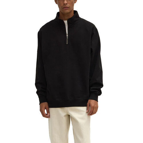 Assembly Label Mens Weekender Funnel Neck Fleece Black
