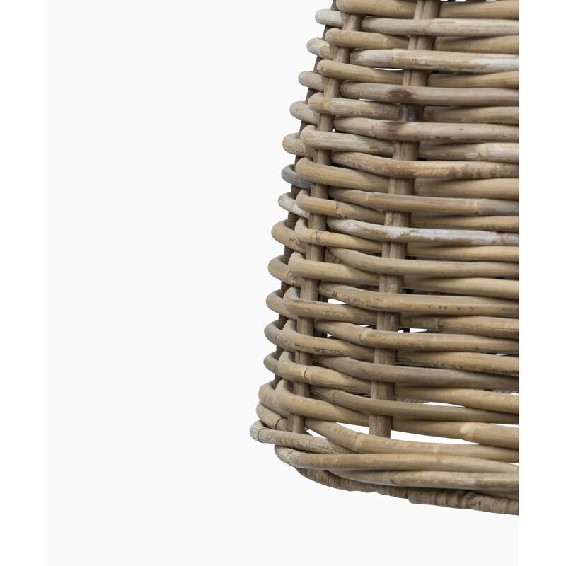 French Country Province Woven Rattan Light Shade image number 1