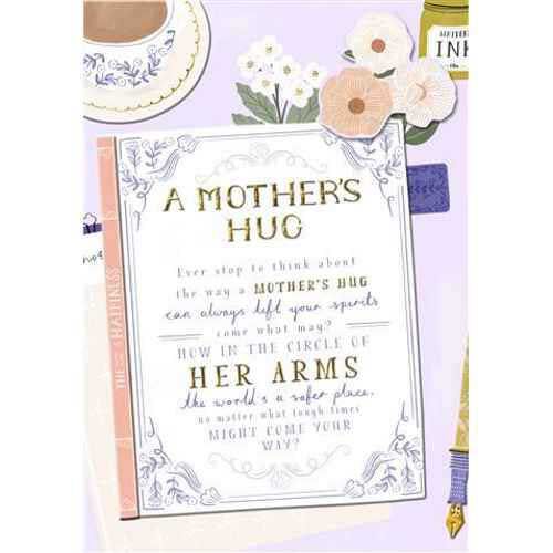 Image Gallery HM A Mothers Hug Mother's Day Card