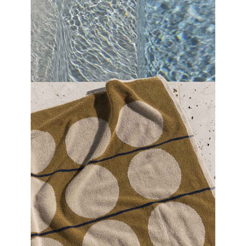 Citt&agrave; Abacus Beach Towel Oyster/Kumara 100x180cm image number 2