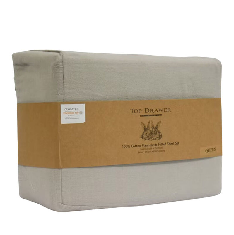 Top Drawer Flannelette Sheet Set image number 2