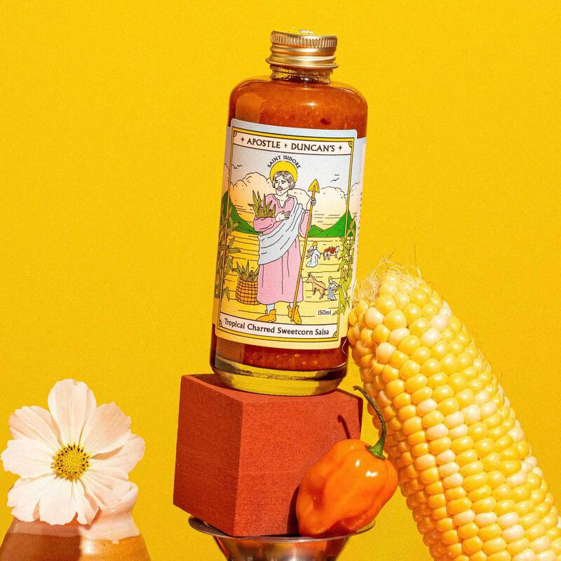 Apostle x Duncan's Brewing Tropical Charred Sweetcorn Salsa 150ml image number 1