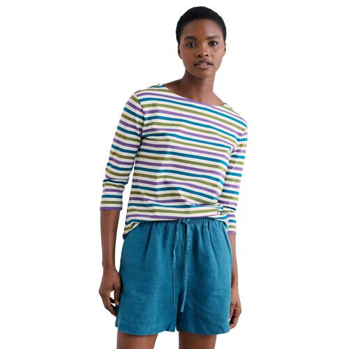 Seasalt Cornwall Sailor Top Tri Mini Cornish Pansy