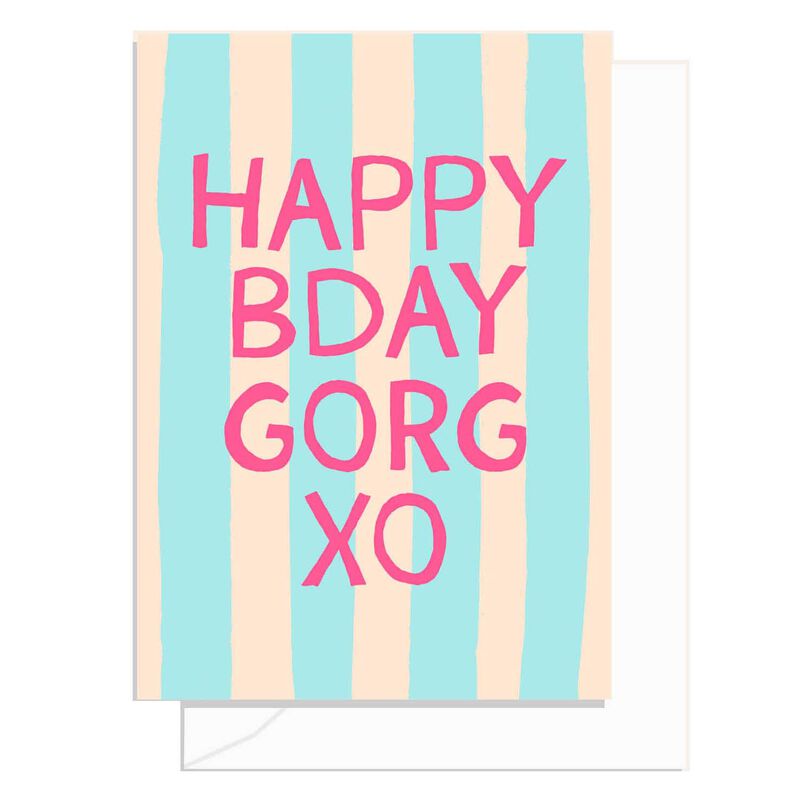 Elm Paper Beach Club Birthday Gorg Card image number 0