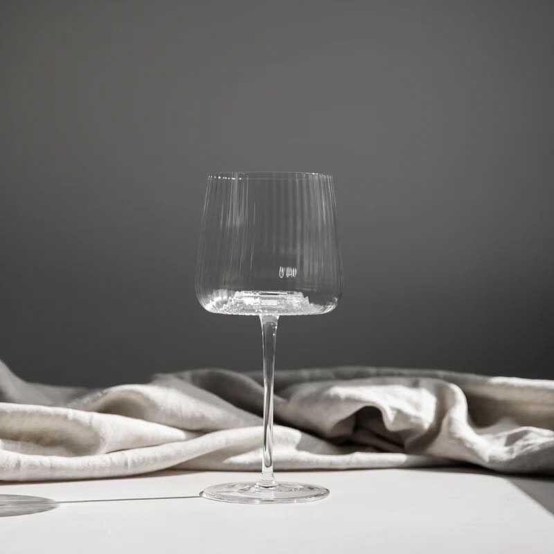 Home Lab Melted Crystal Gin Glass Set of 4 image number 1