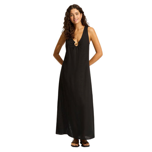 Seafolly Palermo Keyhole Front Maxi Dress