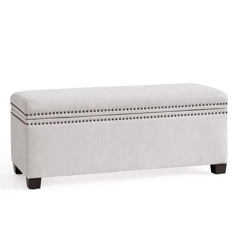 Pottery Barn Tamsen Storage Bench Oatmeal image number 0