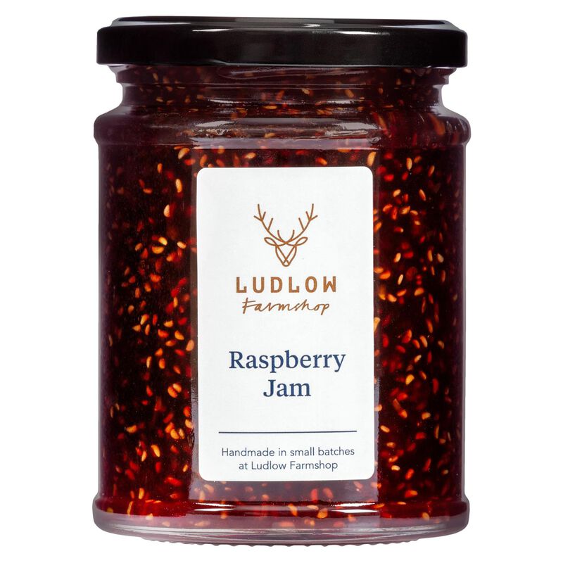 Ludlow Farmshop Raspberry Jam 340g image number 0