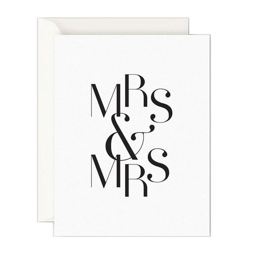 Lettuce Mrs & Mrs Card