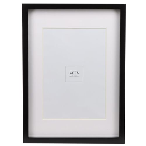 Città Edge Frame Black A4 32.4x44.4cmh