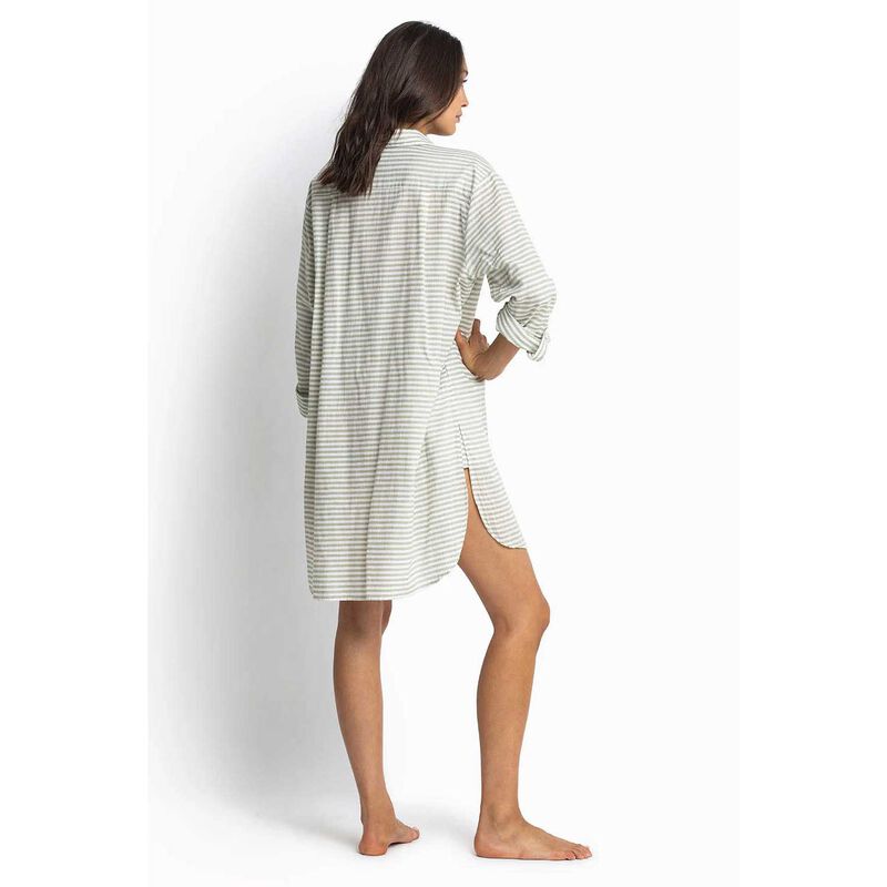 Sunseeker Summer Stripe Painters Shirt - Khaki image number 1