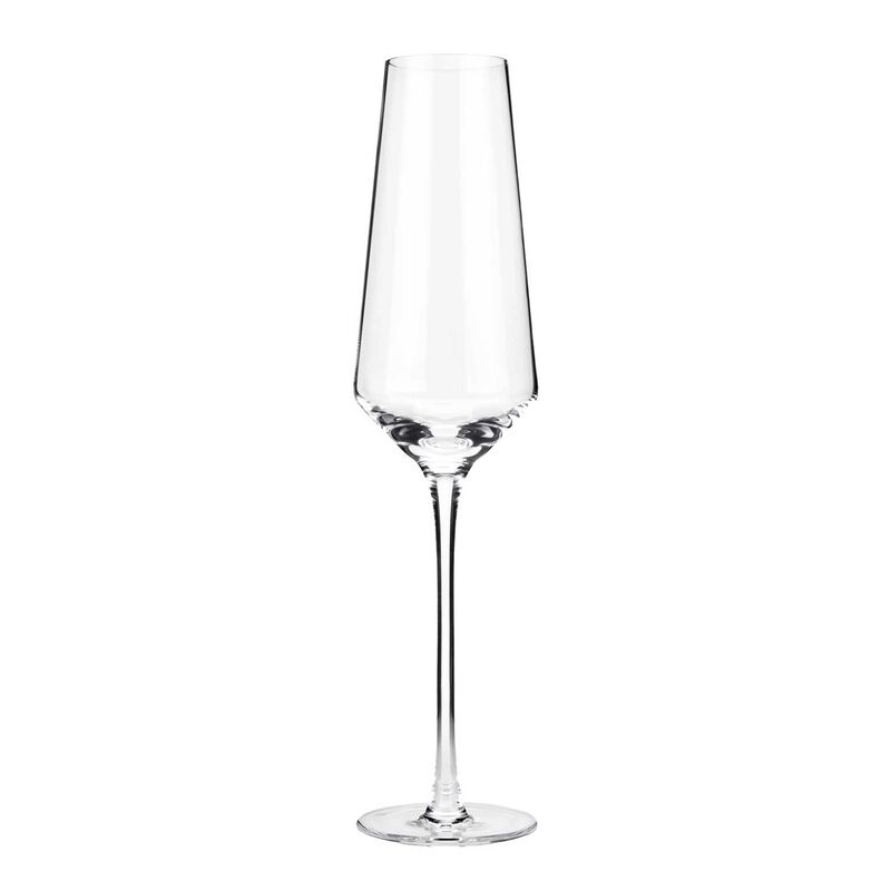 Viski Raye Crystal Champagne Flutes Set Of 2 image number 0