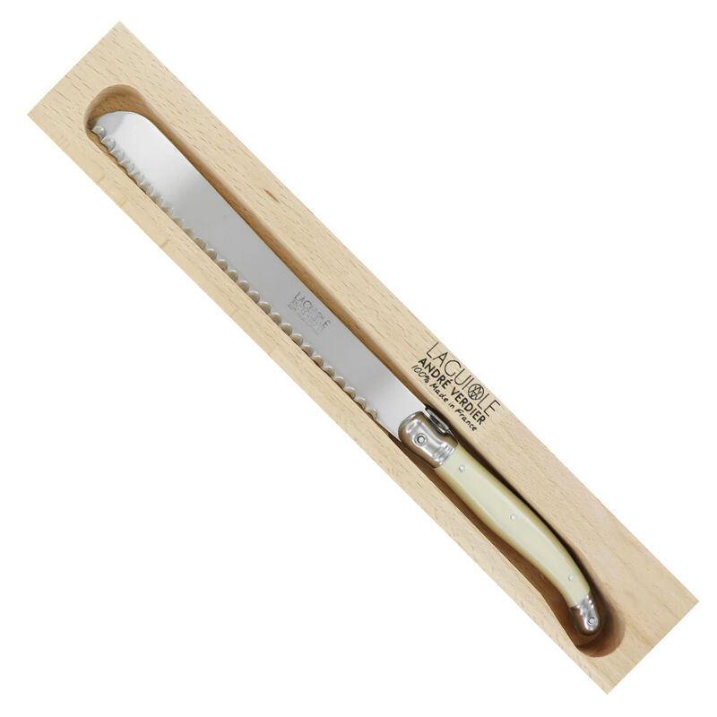 Andr&eacute; Verdier Laguiole Bread Knife - Ivory image number 0