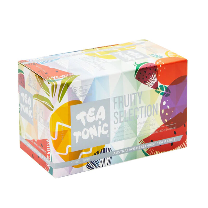 Tea Tonic Fruity Tea Selection Sampler Box - 30 Teabags image number 0