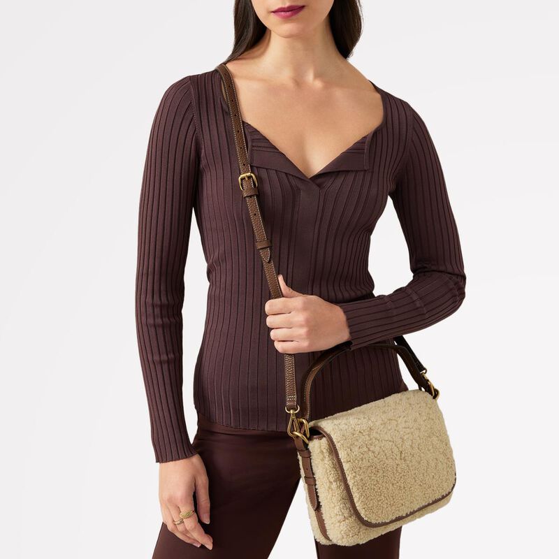 Radley Graffton Street - Shearling Small Flapover Crossbody Bag image number 3