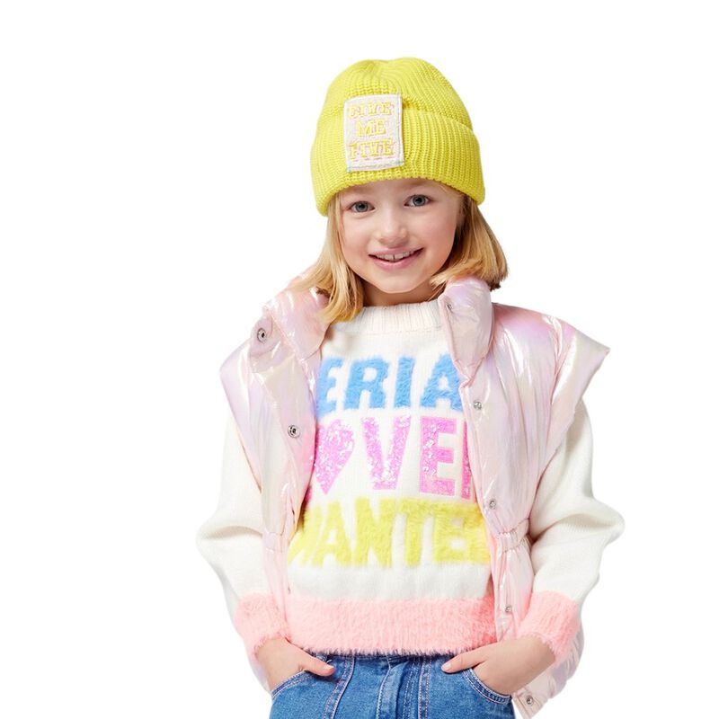 Billieblush Embroided Badge Beanie image number 1