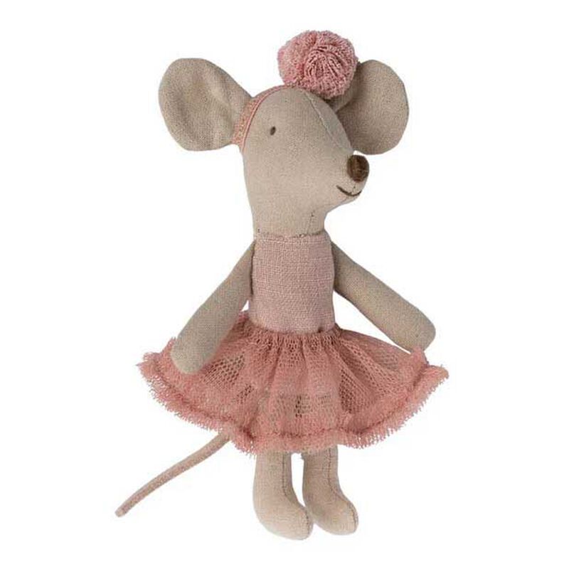 Maileg Ballerina Mouse Little Sister Rose image number 0