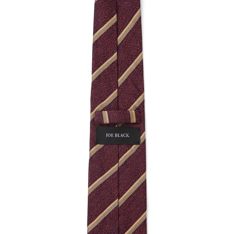 Joe Black Textured Stripe 7.5Cm Tie image number 1