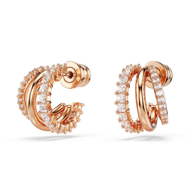 Swarovski Hyperbola Hoop Earrings image number 2