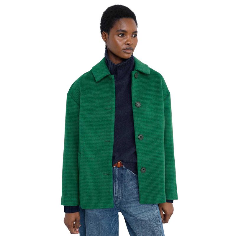 Seasalt Cornwall Beamwind Coat Puppy Tooth Glade image number 0