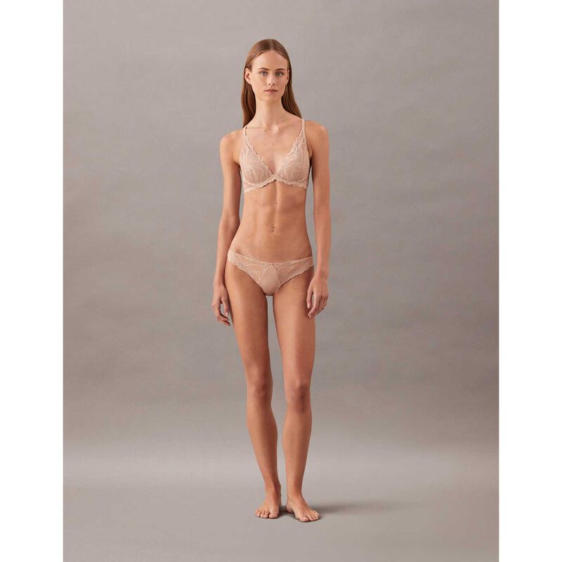 Calvin Klein Sensual Stretch Lace Lightly Lined Plunge image number 3