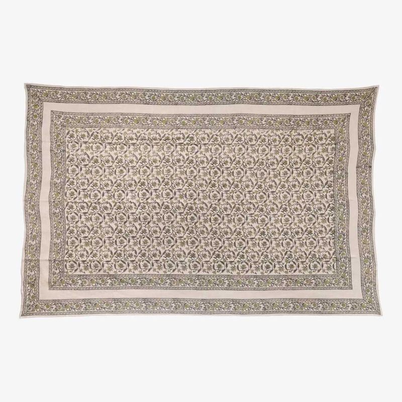 French Country Vittoria Handblocked Tablecloth Large image number 2