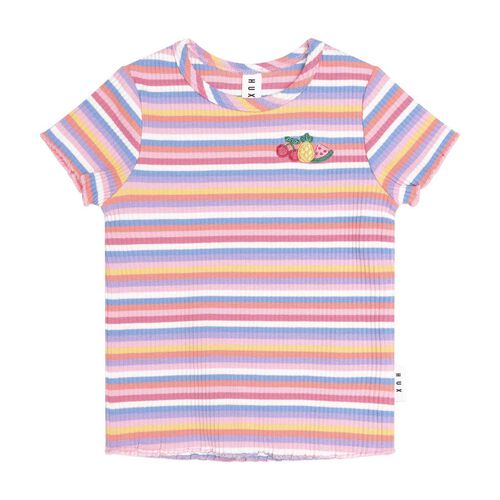 Huxbaby Tropical Fruit Stripe Rib Tee 3-5Y