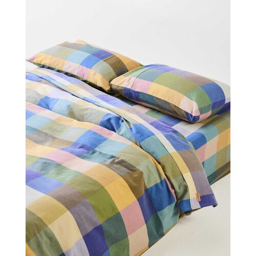 Kip&Co Bellevue Tartan Flannelette Pillowcases 2P Std