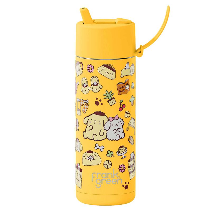 frank green 20oz Reusable Bottle Pompompurin w Flip Straw Lid image number 3
