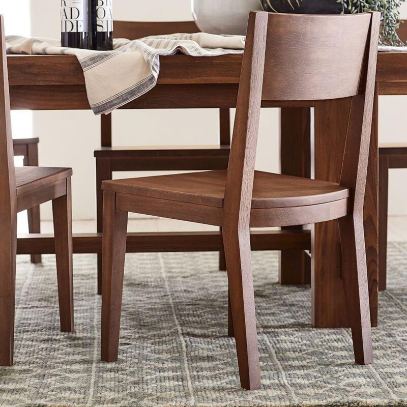 Pottery Barn Menlo Dining Chair Camden Teak image number 3