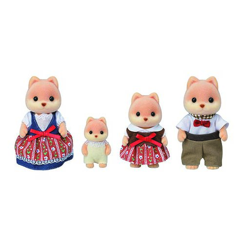 Sylvanian Families Caramel Dog Family