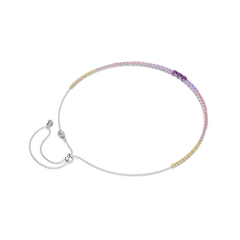 Swarovski Matrix Tennis Necklace image number 3