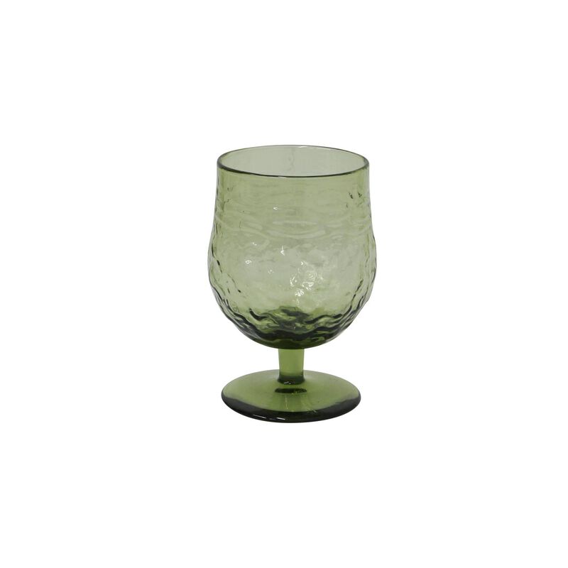 French Country Serena Green Wine Goblet image number 0