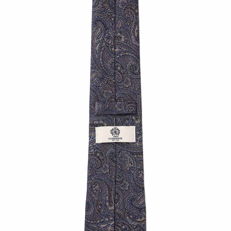 Cambridge Matte Paisley 7.5cm Tie image number 5