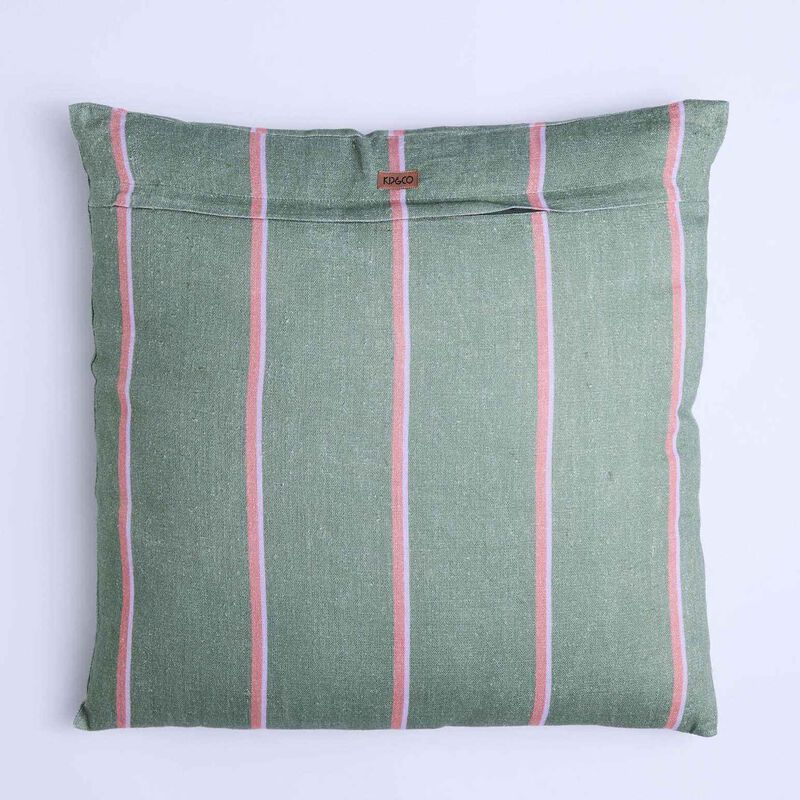 Kip&Co Wakame Crush Stripe Upholstery Square Couch Cushion image number 1
