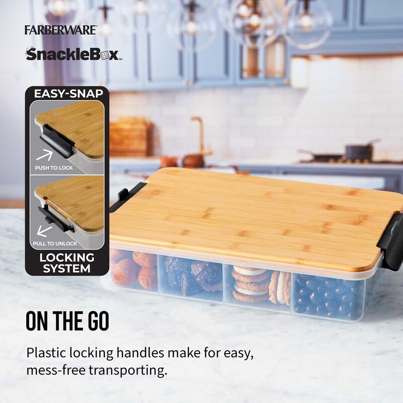 Farberware Snacklebox Bamboo Board And Box 30x40.5cm image number 1