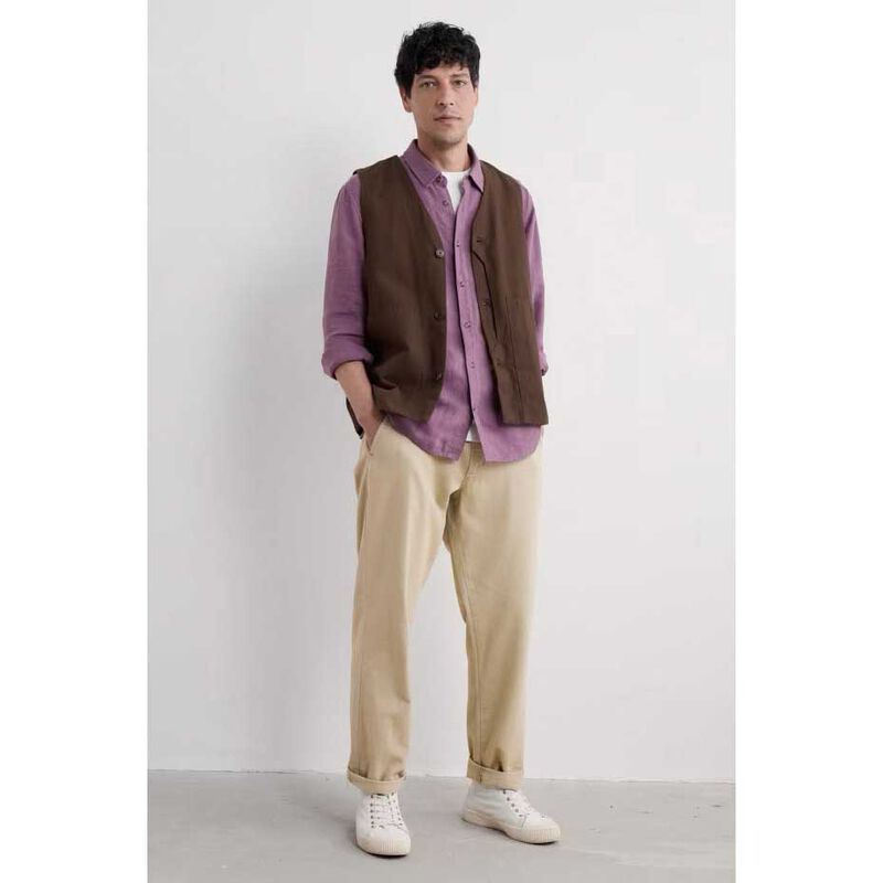 Seasalt Cornwall Mens Countryman Trouser Silt image number 3