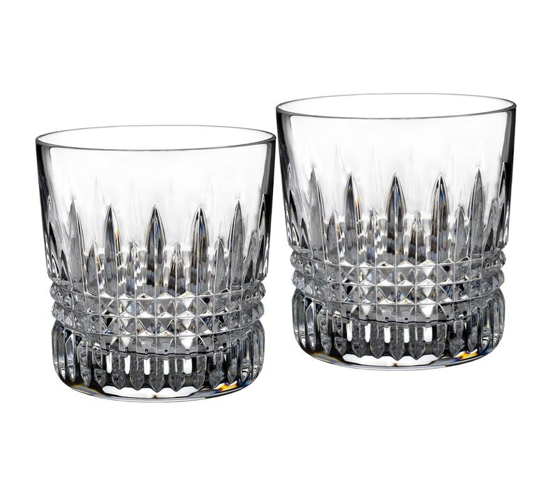 Waterford Lismore Diamond Straight Sided Tumbler Pair image number 0