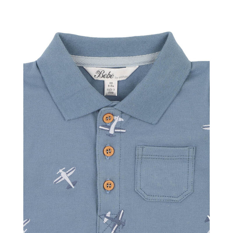 Bébé Harlan Airplane Emb Polo image number 2