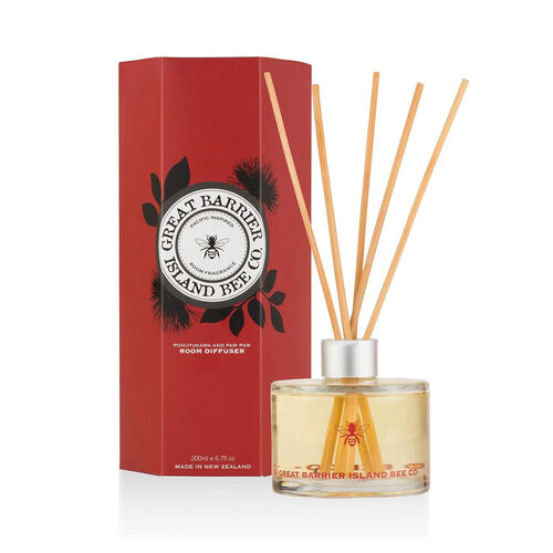 Great Barrier Island Bee Co Island Flowers Pohutukawa PawPaw Diffuser 200ml