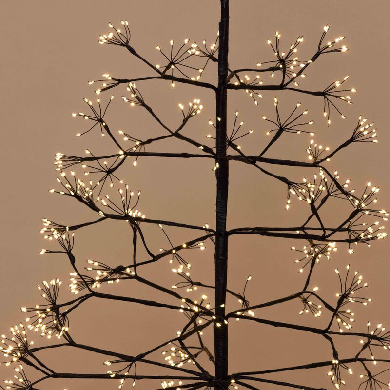 Stellar Haus Medium Black Frankfurt Starburst LED Tree 150cm image number 1