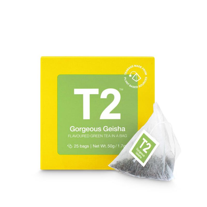 T2 Gorgeous Geisha Tea Bag Cube 25 Pack image number 0